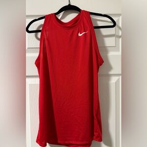 Women’s Nike Dri Fit Red Tank Top Sz M